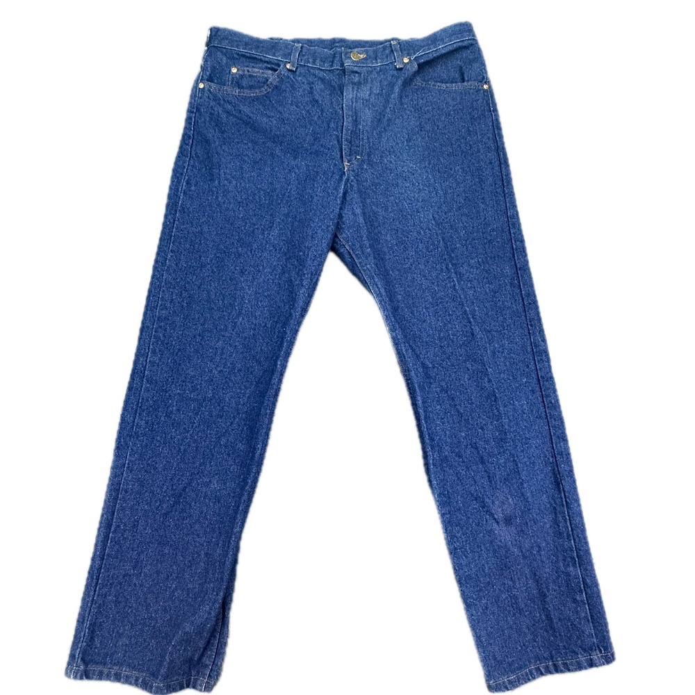 Lee Riders Jeans Mens 40x30 Blue Vintage Union Made in USA Straight Leg Denim